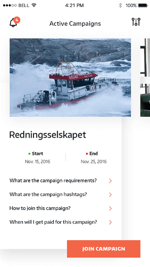 Influencer Marketing App