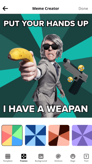 Meme Maker App Screen