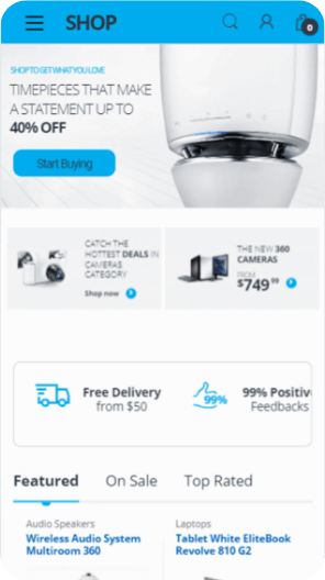On-demand Delivery App Screen