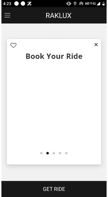 raklux app screen