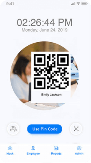 Time Tracker App Screen