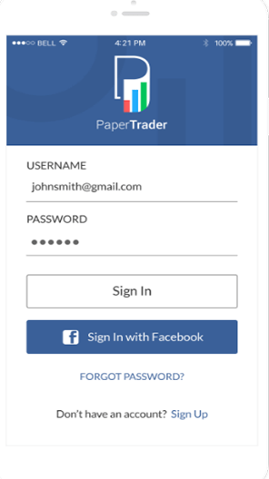 Paper trade app