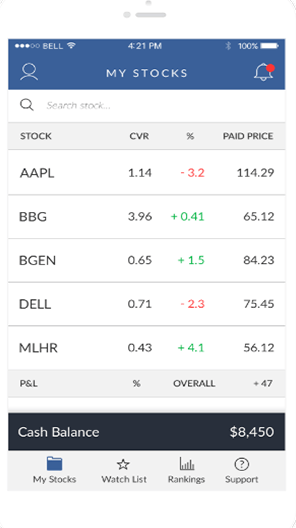 Paper trade app