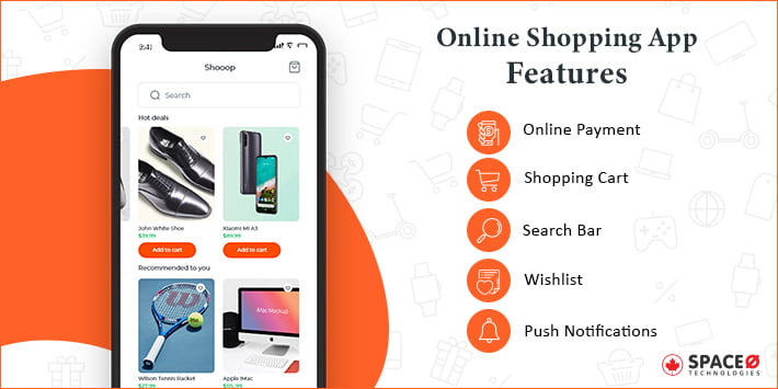 Features of Online Shopping App