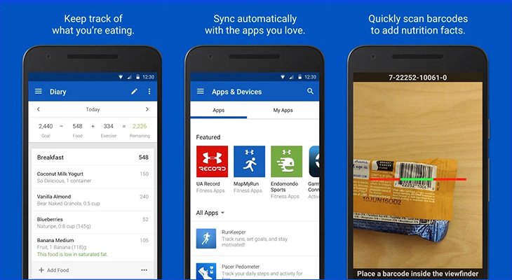  MyFitnessPal - Calorie Counter & Diet Tracker App