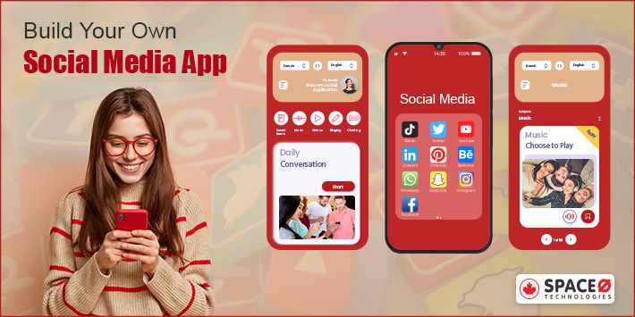 develop social media app