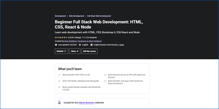 beginner full stack web development