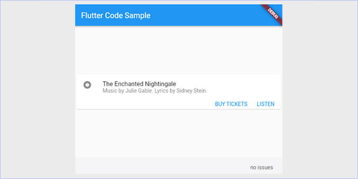 Flutter Card Example