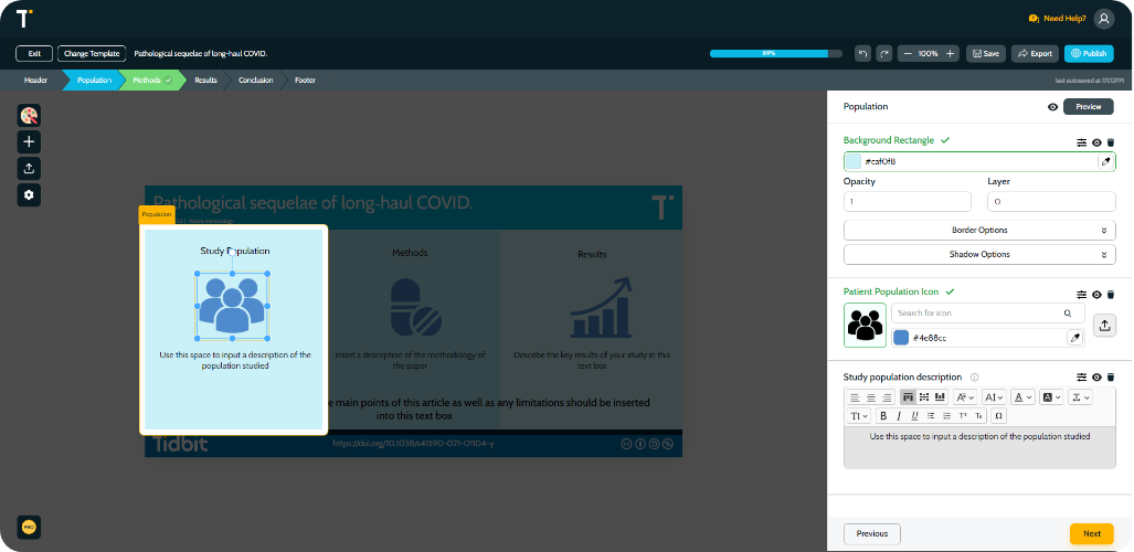 Add and update your research data