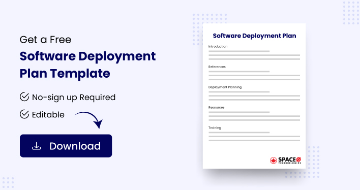 Download Software Deployment Plan Template [Free]