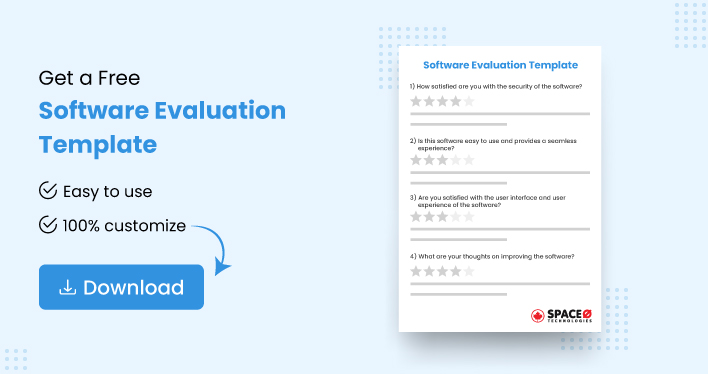 Free Software Evaluation Template to Download