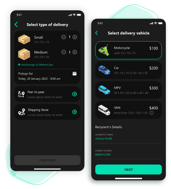 Abstract of Non-Alcoholic Beverages Delivery App