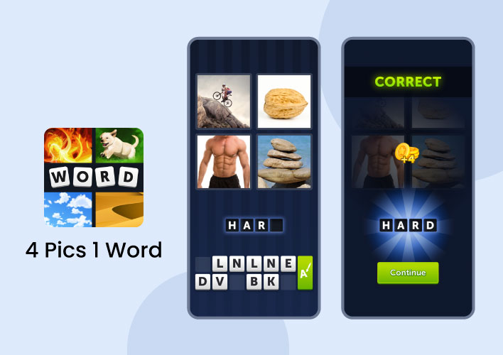 4 Pics 1 Word App Screen